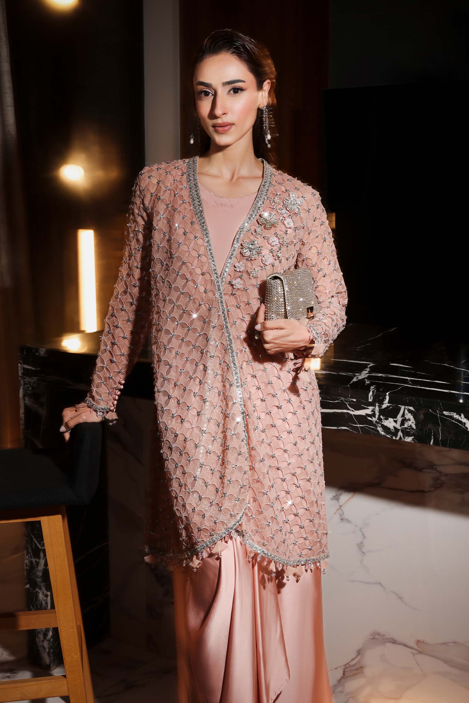 Maria B | Eid Collection 26 | 3 Piece Embroidered Chiffon Suit