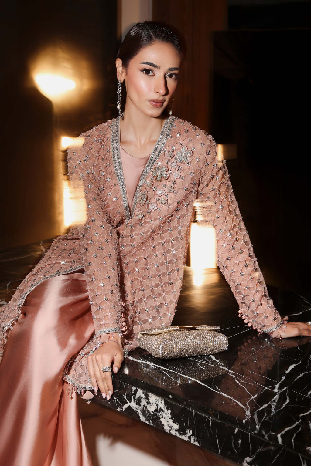 Maria B | Eid Collection 26 | 3 Piece Embroidered Chiffon Suit