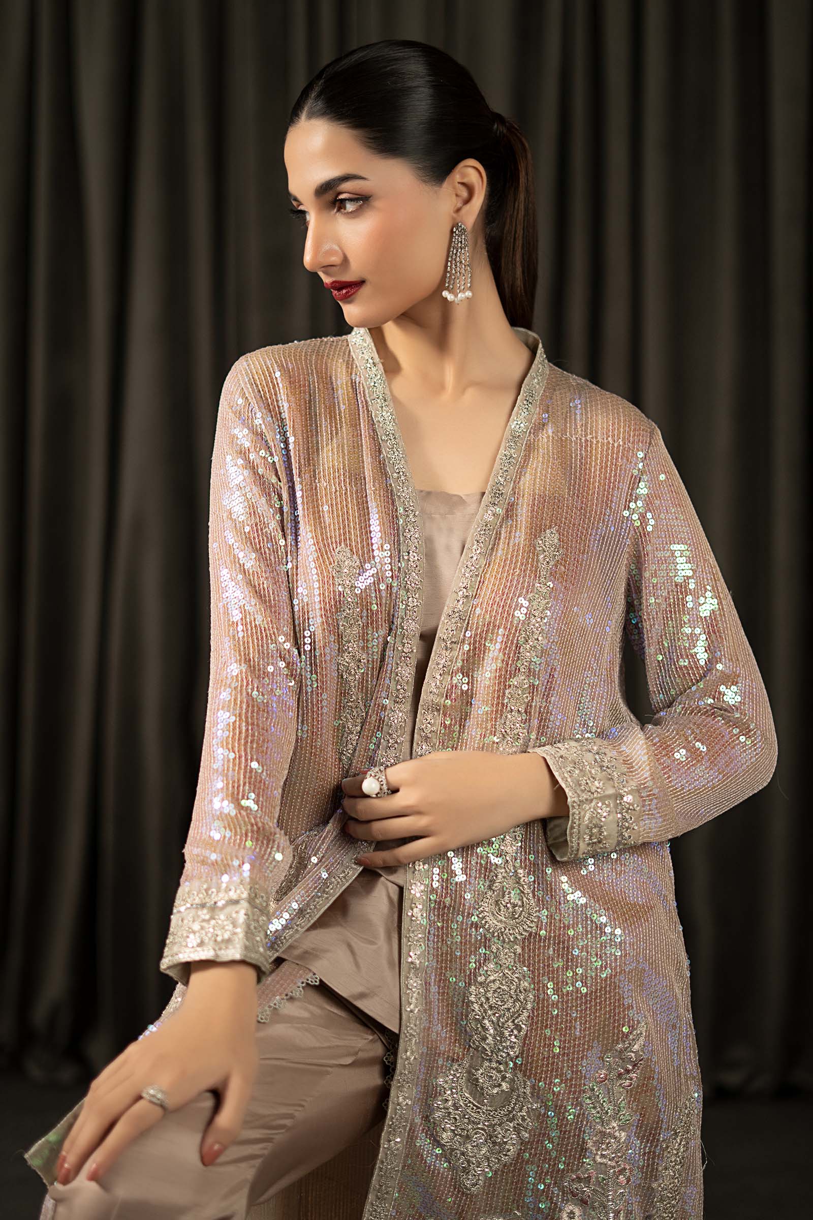 Maria B | Eid Collection 26 | 3 Piece Embroidered Bamberg Chiffon Suit