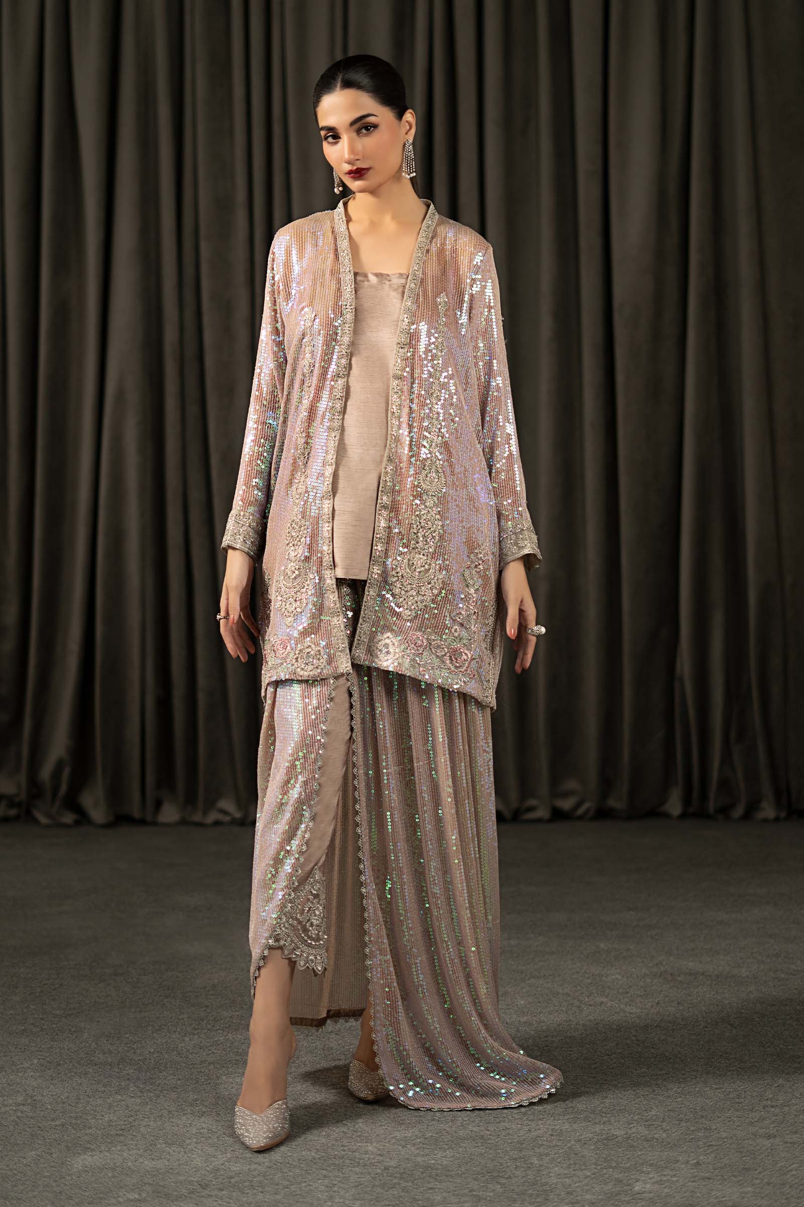 Maria B | Eid Collection 26 | 3 Piece Embroidered Bamberg Chiffon Suit