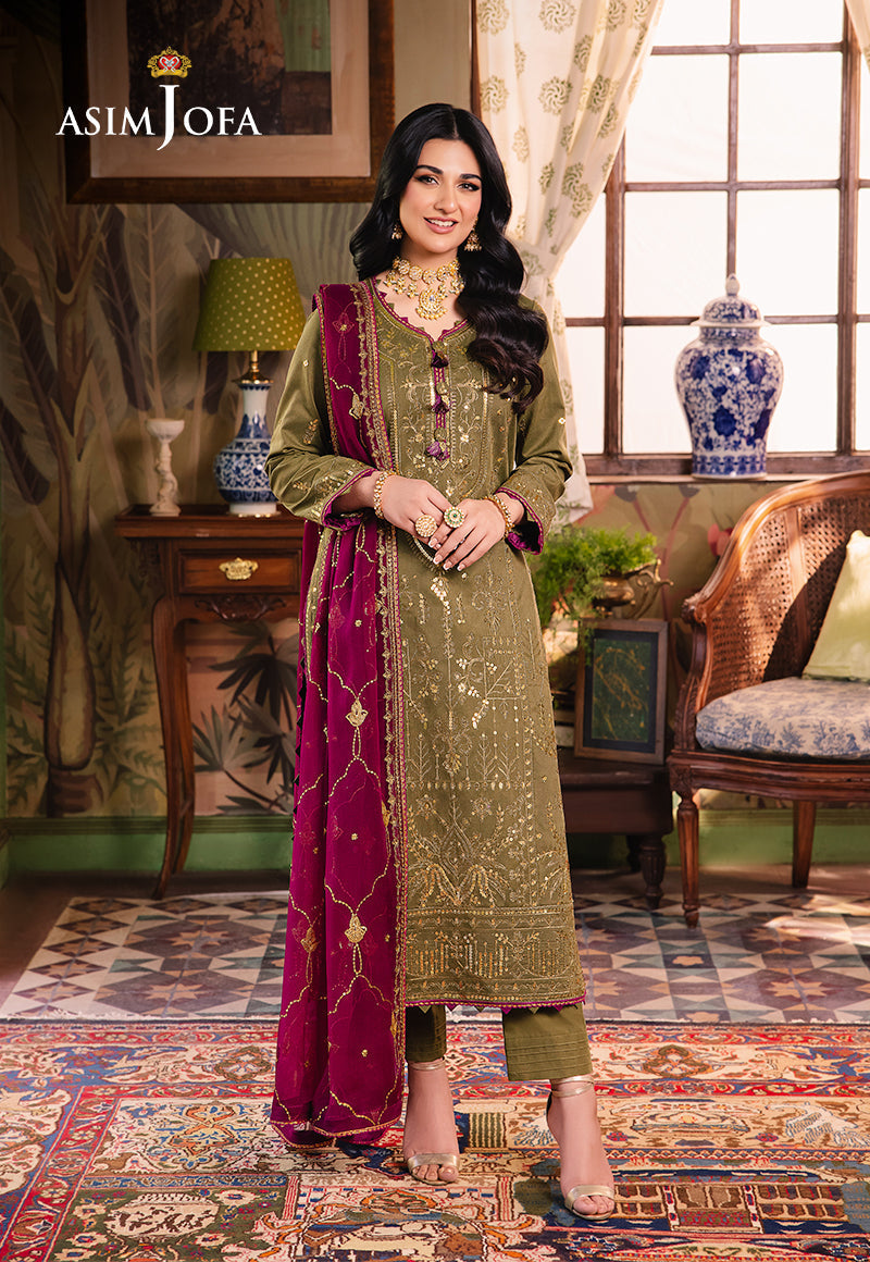Asim Jofa | Afsanay Luxury Pret | AJLP-08 - House Of Anaya