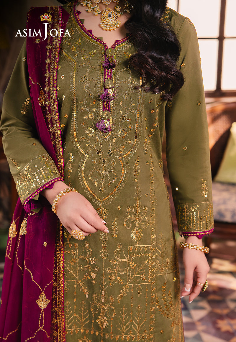 Asim Jofa | Afsanay Luxury Pret | AJLP-08 - House Of Anaya