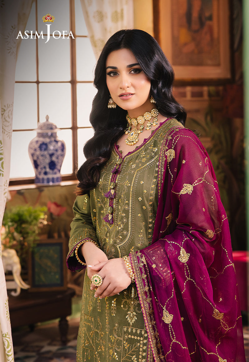 Asim Jofa | Afsanay Luxury Pret | AJLP-08 - House Of Anaya