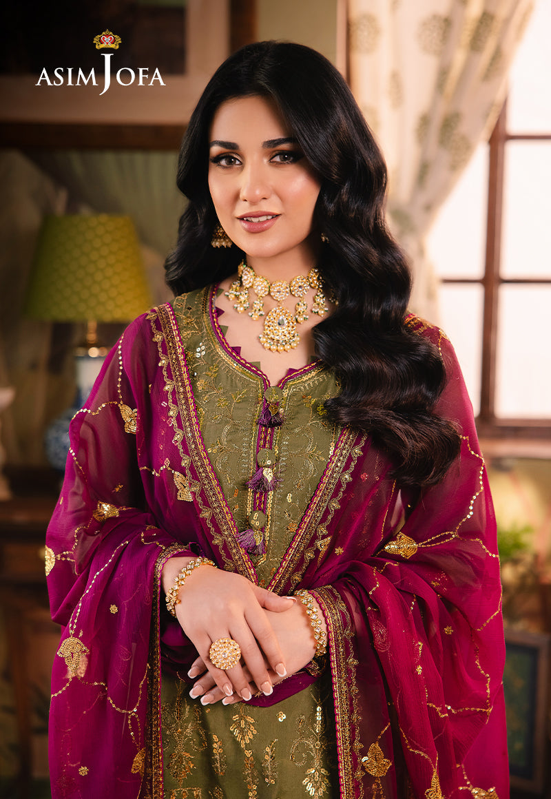 Asim Jofa | Afsanay Luxury Pret | AJLP-08 - House Of Anaya