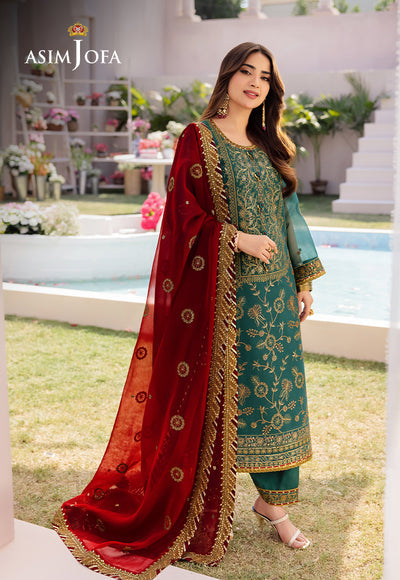 Asim Jofa | Dhanak Rang Collection | AJCF-11 - House Of Anaya