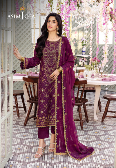 Asim Jofa | Dhanak Rang Collection | AJCF-07 - House Of Anaya