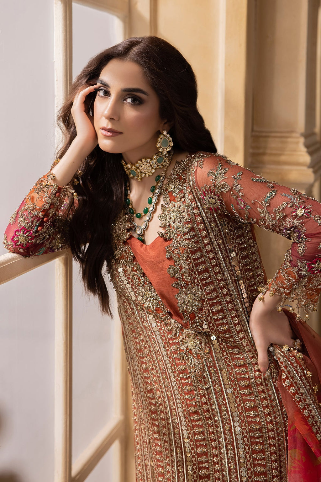Charizma | DASTAN E JASHAN | 3-Pc Premium Luxury Handwork Chiffon with Premium Embroidered Dupatta DJR6-04
