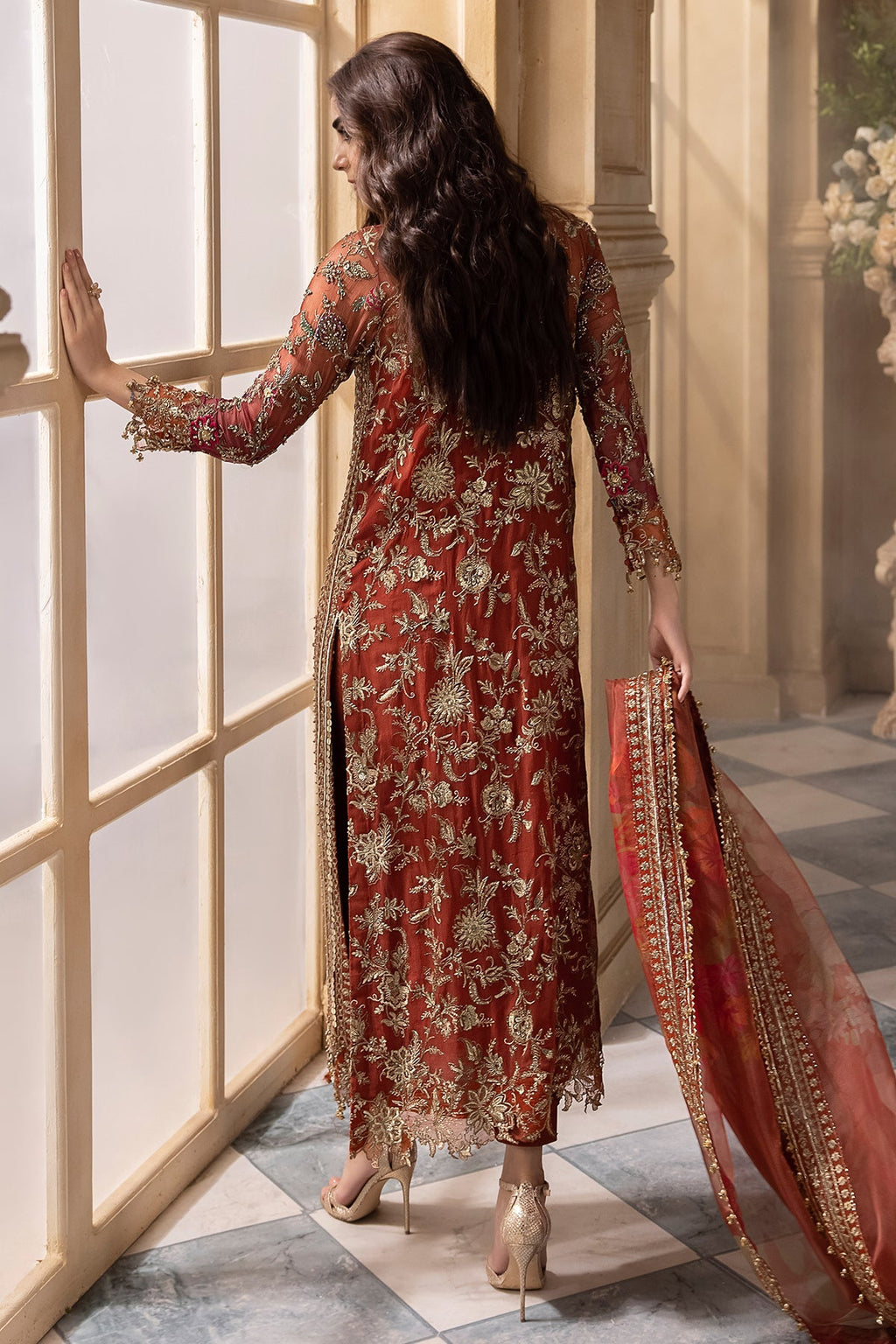 Charizma | DASTAN E JASHAN | 3-Pc Premium Luxury Handwork Chiffon with Premium Embroidered Dupatta DJR6-04