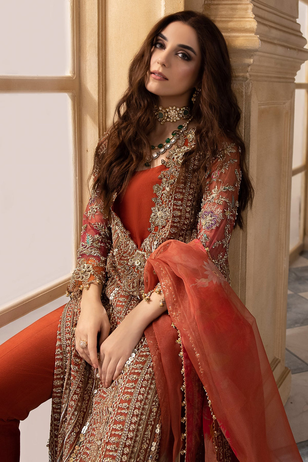 Charizma | DASTAN E JASHAN | 3-Pc Premium Luxury Handwork Chiffon with Premium Embroidered Dupatta DJR6-04