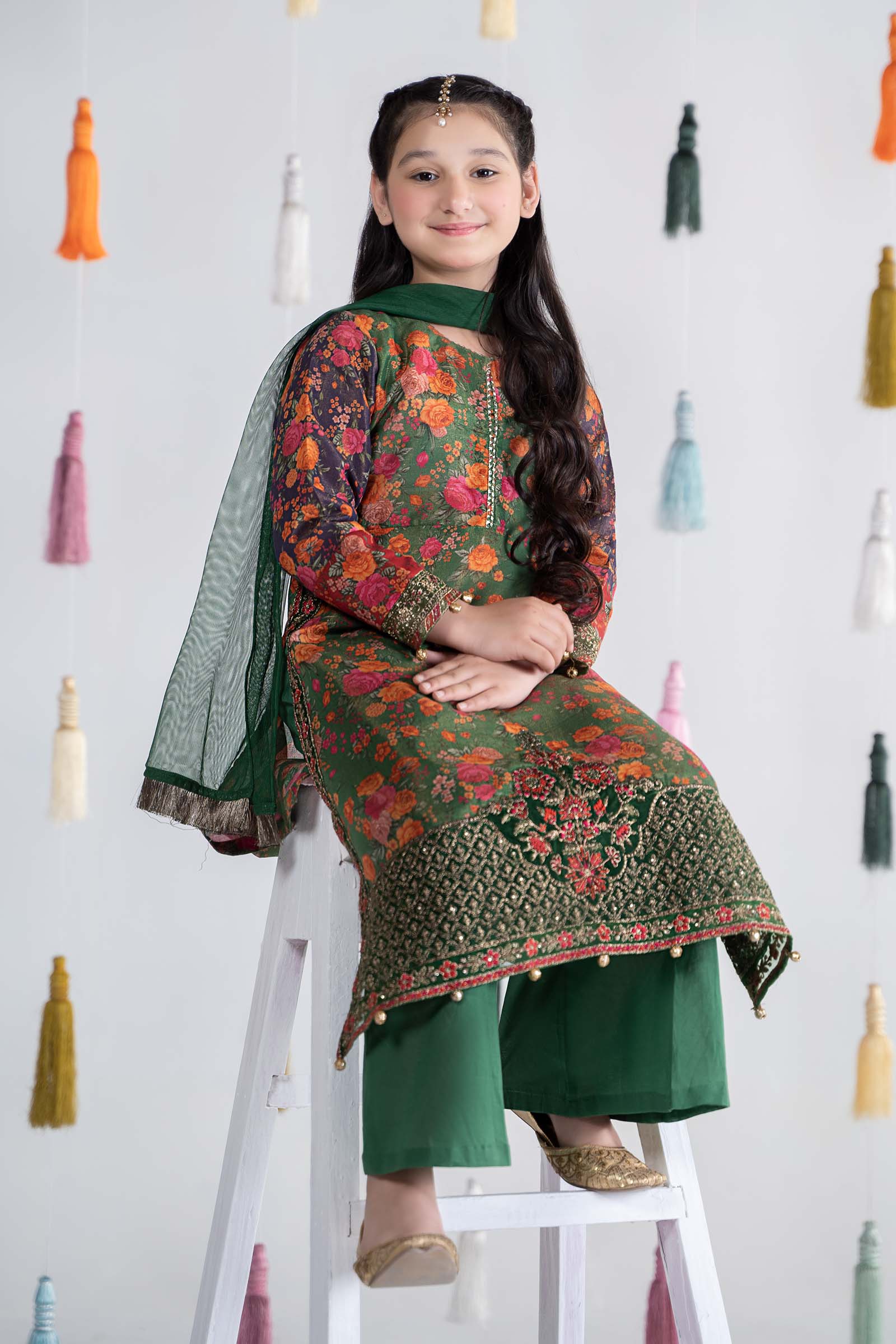 Maria B | 3 Piece Printed Cotton Masoori Suit | MKD-EA24-04 - Libasekhas