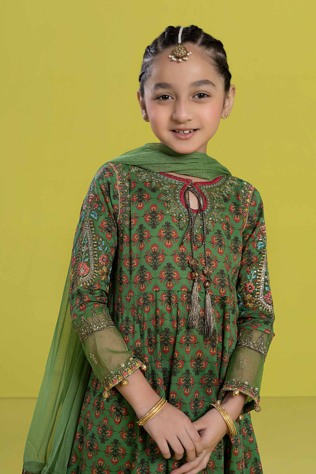 Maria B | 3 Piece Embroidered Lawn Suit | MKD-EF24-36 - Libasekhas