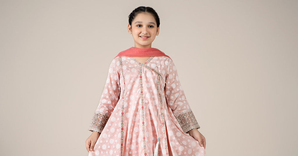 Maria B | 3 Piece Embroidered Lawn Suit | MKD-EF25-09 - Libasekhas