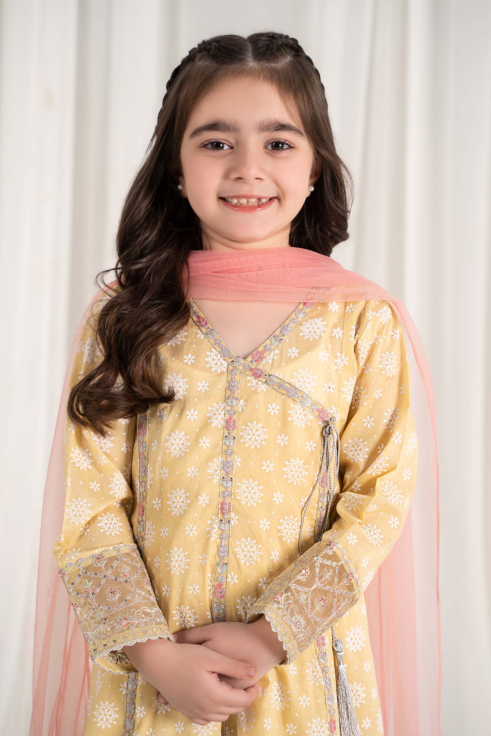 Maria B | 3 Piece Embroidered Lawn Suit | MKD-EF25-09 - Libasekhas