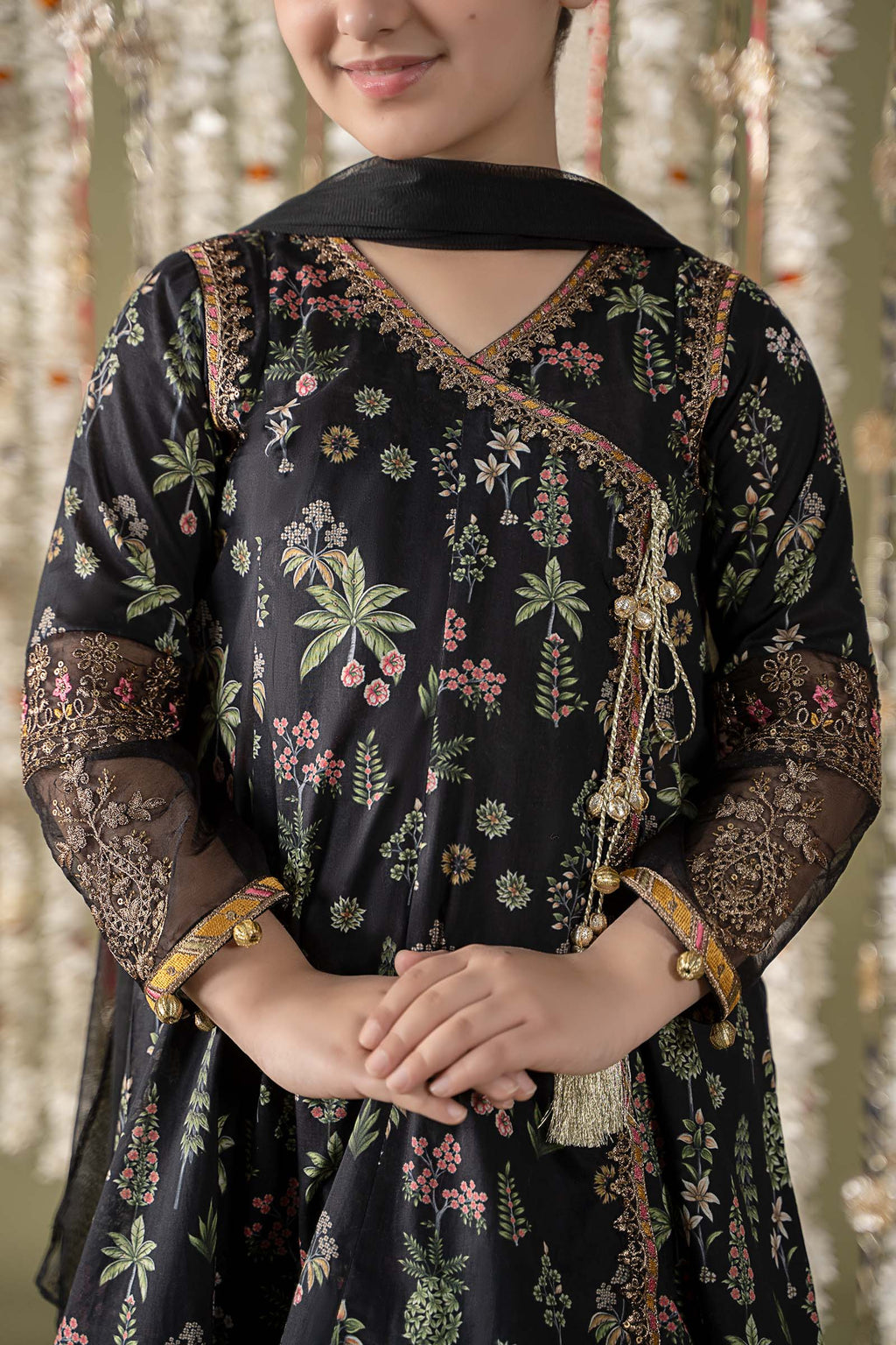Maria B | 3 Piece Printed Lawn Suit | MKD-EF25-13 - Libasekhas