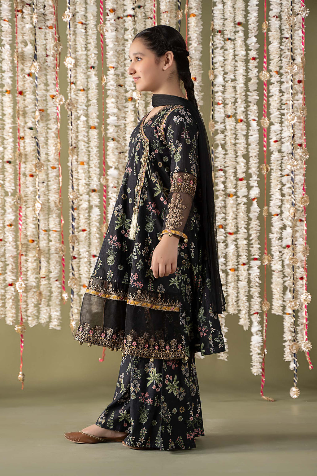 Maria B | 3 Piece Printed Lawn Suit | MKD-EF25-13 - Libasekhas