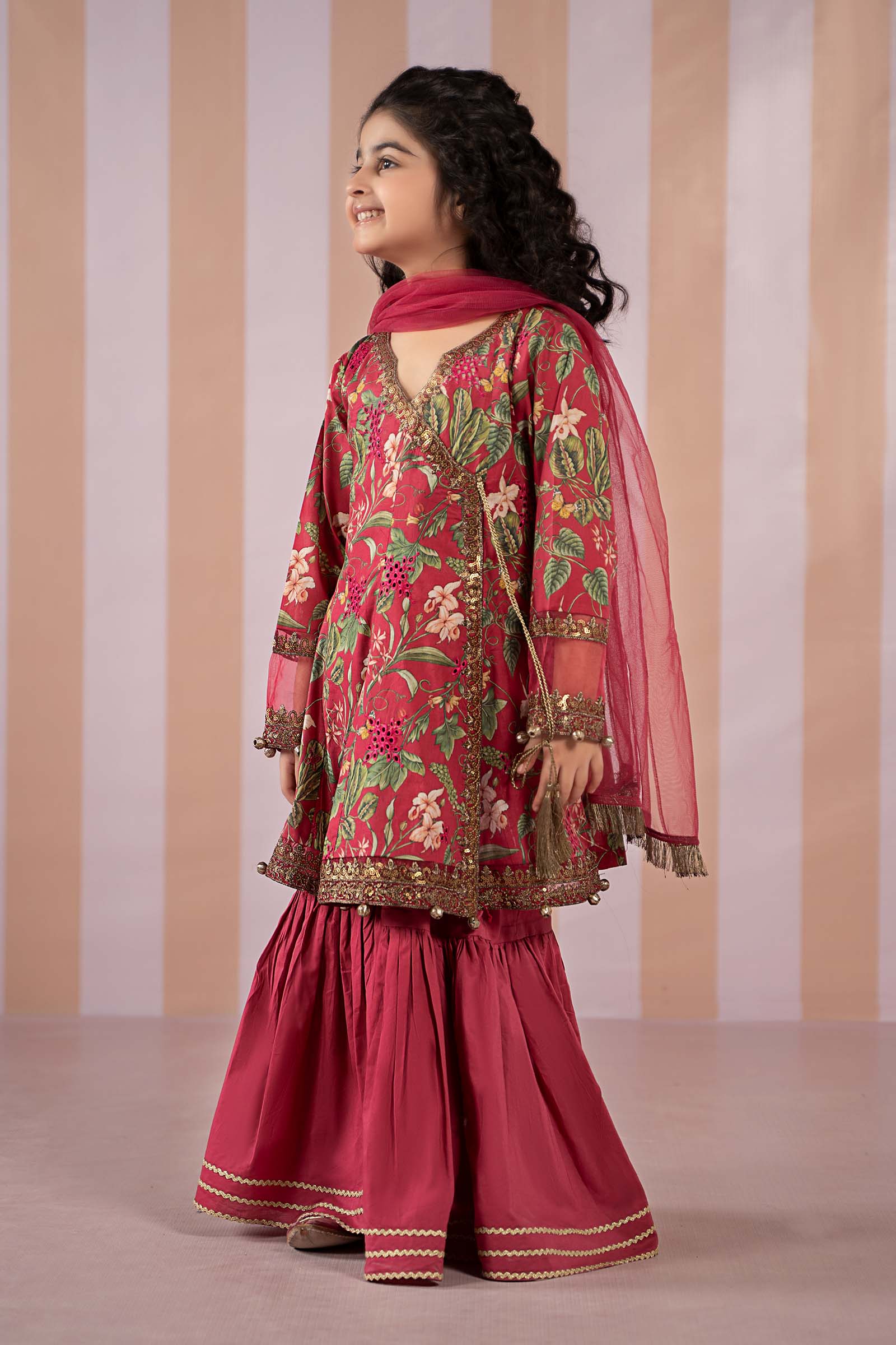 Maria B | 3 Piece Printed Lawn Suit | MKD-EF25-18 - Libasekhas