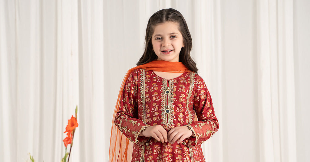 Maria B | 3 Piece Embroidered Lawn Suit | MKD-EF25-23 - Libasekhas