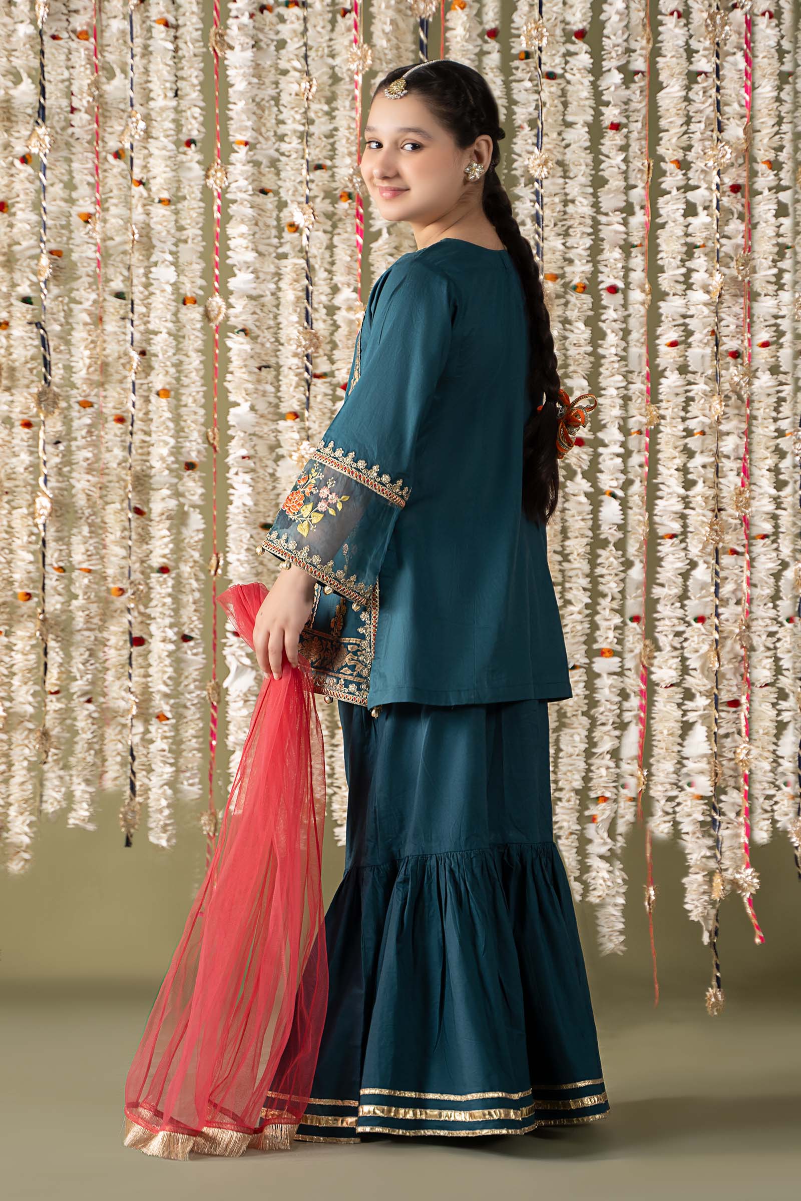 Maria B | 3 Piece Embroidered Lawn Suit | MKD-EF25-24 - Libasekhas