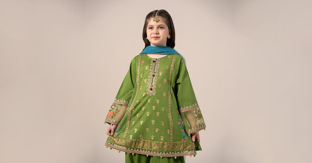 Maria B | 3 Piece Embroidered Lawn Suit | MKD-EF25-24 - Libasekhas