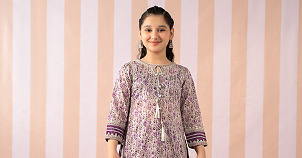 Maria B | 3 Piece Embroidered Lawn Suit | MKD-EF25-27 - Libasekhas