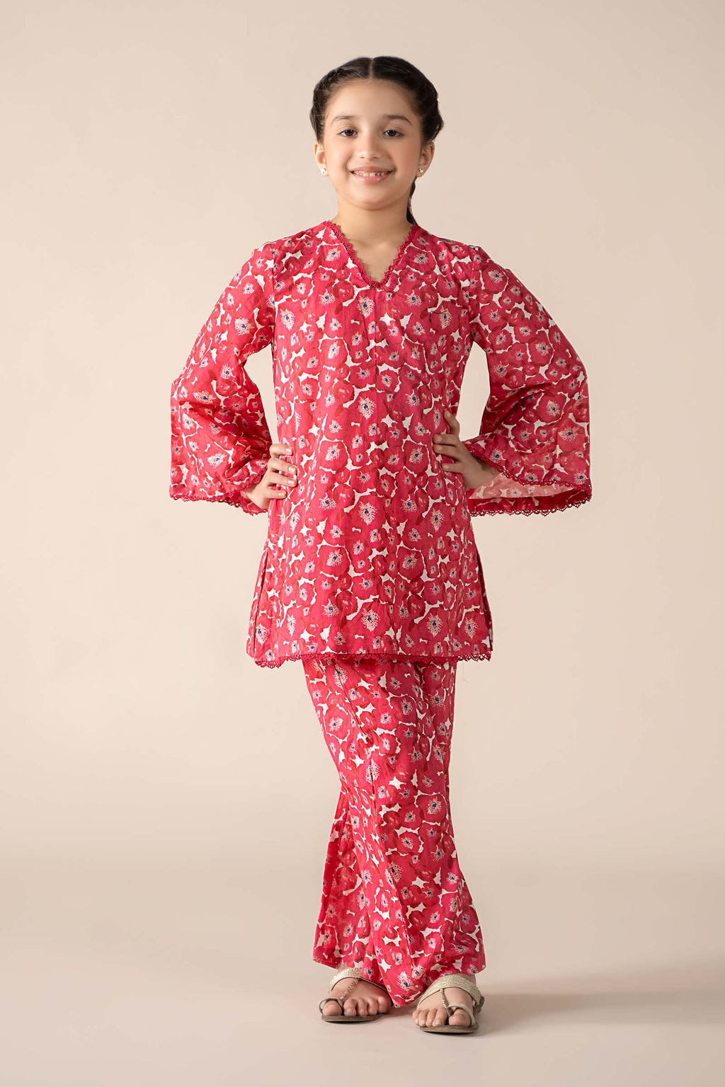 Maria B | 2 Piece Printed Lawn Suit | MKD-EF25-69 - Libasekhas