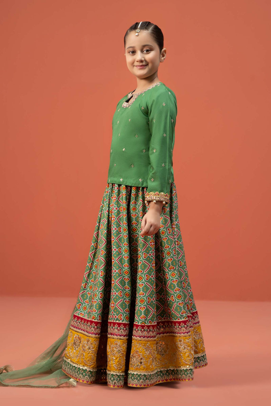 Maria B | 3 Piece Embroidered Linen Suit | MKD-W24-04 - Libasekhas
