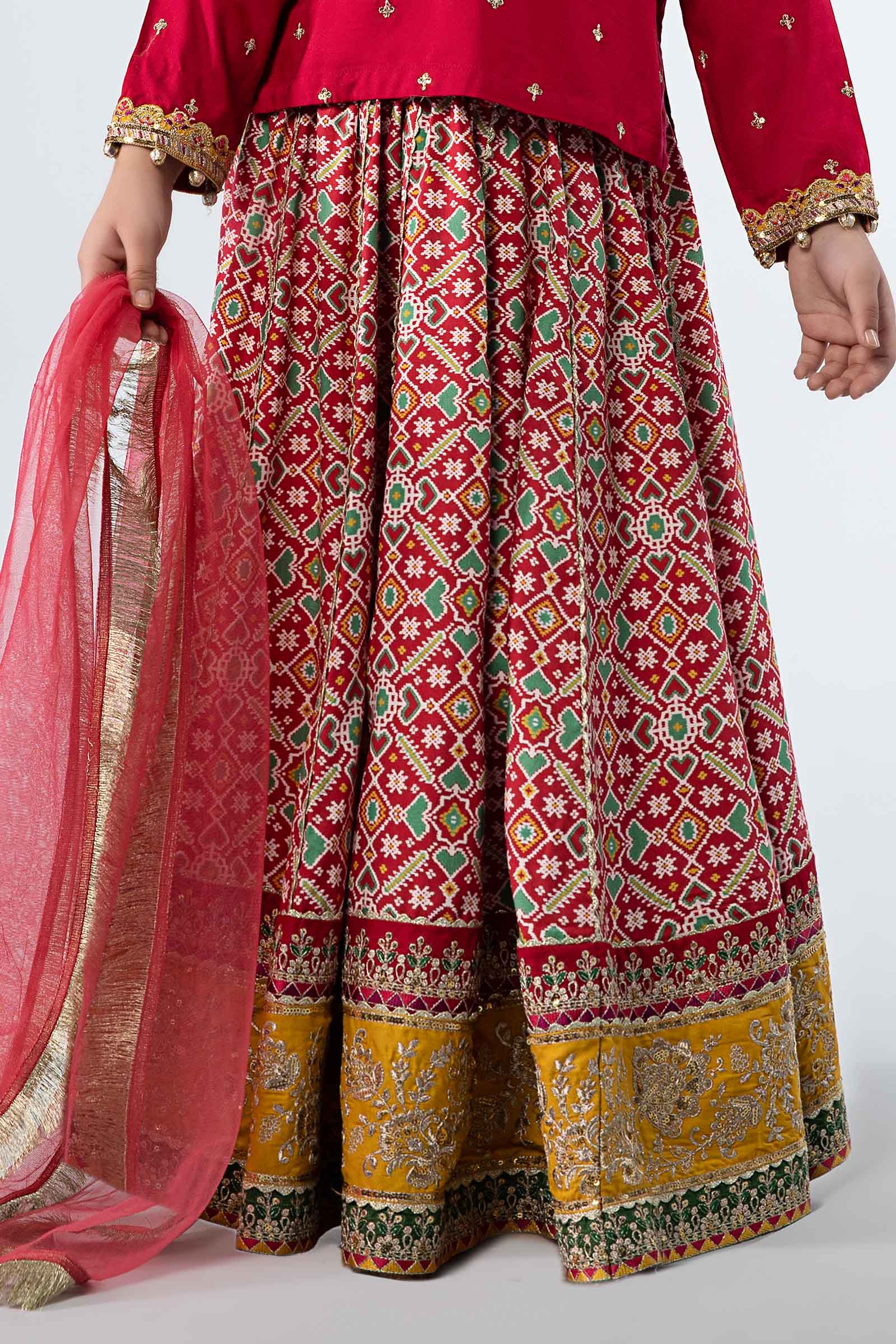 Maria B | 3 Piece Embroidered Linen Suit | MKD-W24-04 - Libasekhas