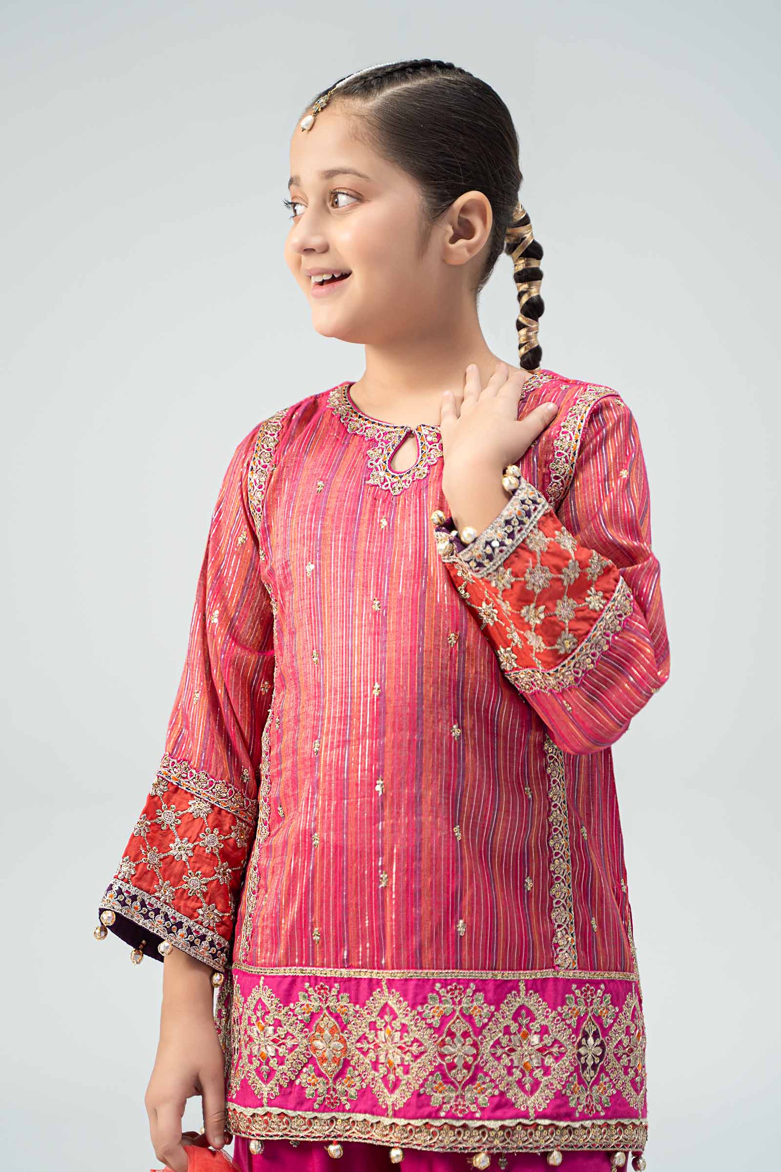 Maria B | 3 Piece Embroidered Suit | MKD-W24-11 - Libasekhas