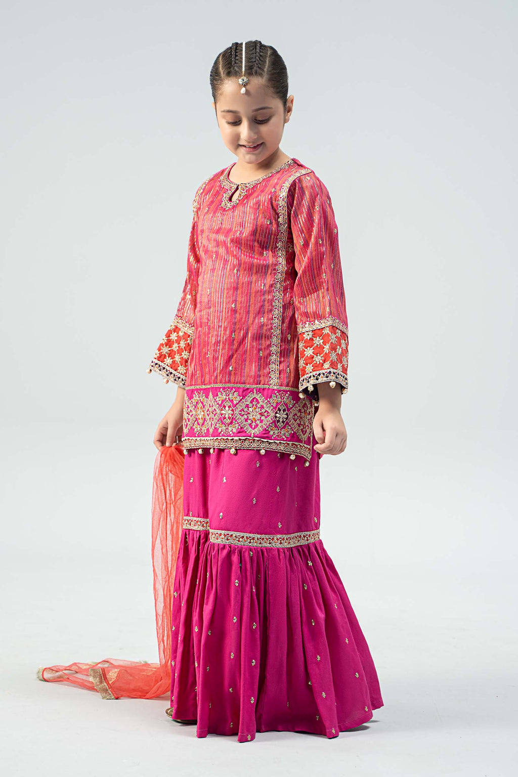 Maria B | 3 Piece Embroidered Suit | MKD-W24-11 - Libasekhas