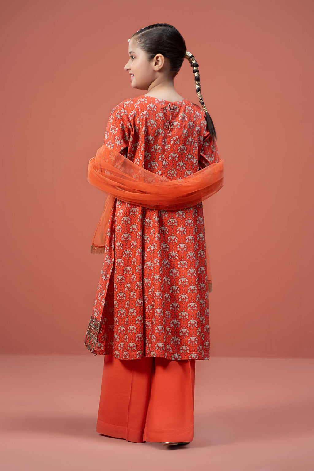 Maria B | 3 Piece Printed Linen Suit | MKD-W24-16 - Libasekhas