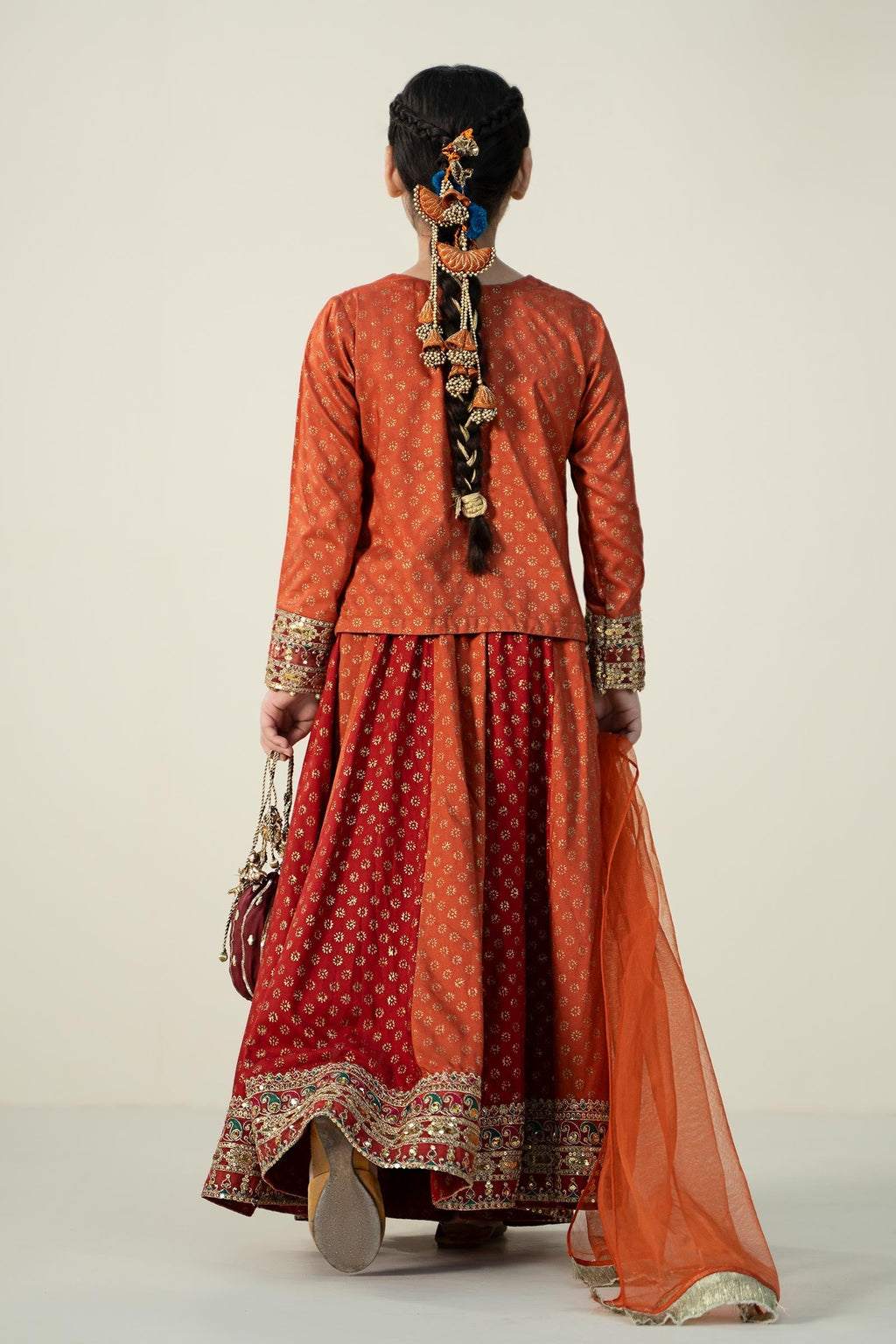 Maria B | 3 Piece Printed Linen Suit | MKD-W24-20 - Libasekhas
