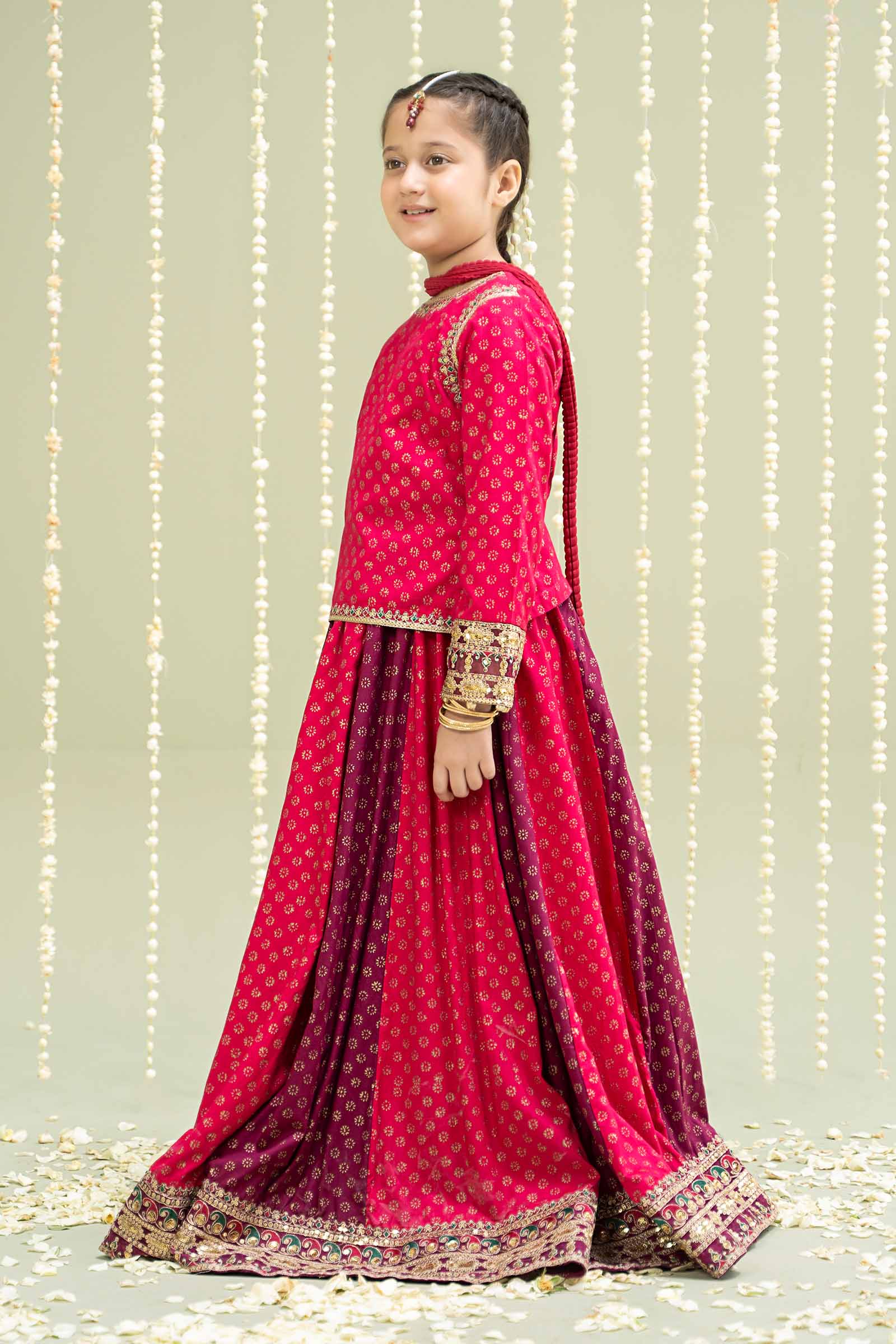 Maria B | 3 Piece Printed Linen Suit | MKD-W24-20 - Libasekhas