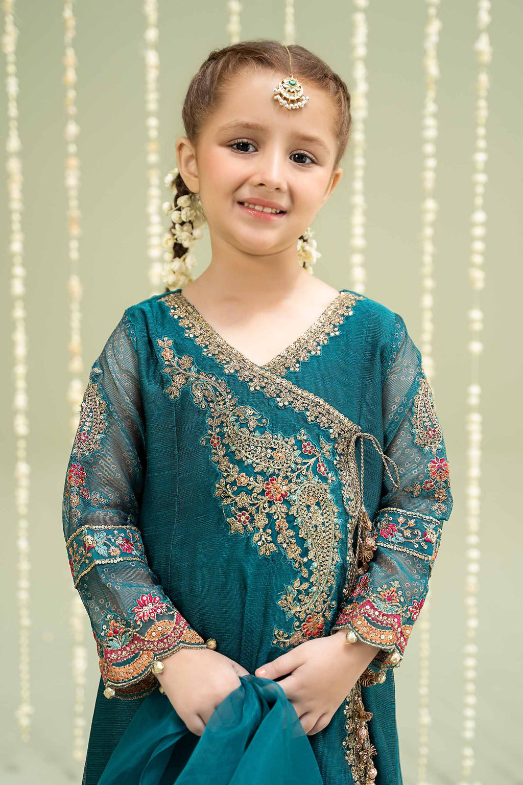 Maria B | 3 Piece Embroidered Paper Cotton Suit | MKD-W24-22 - Libasekhas