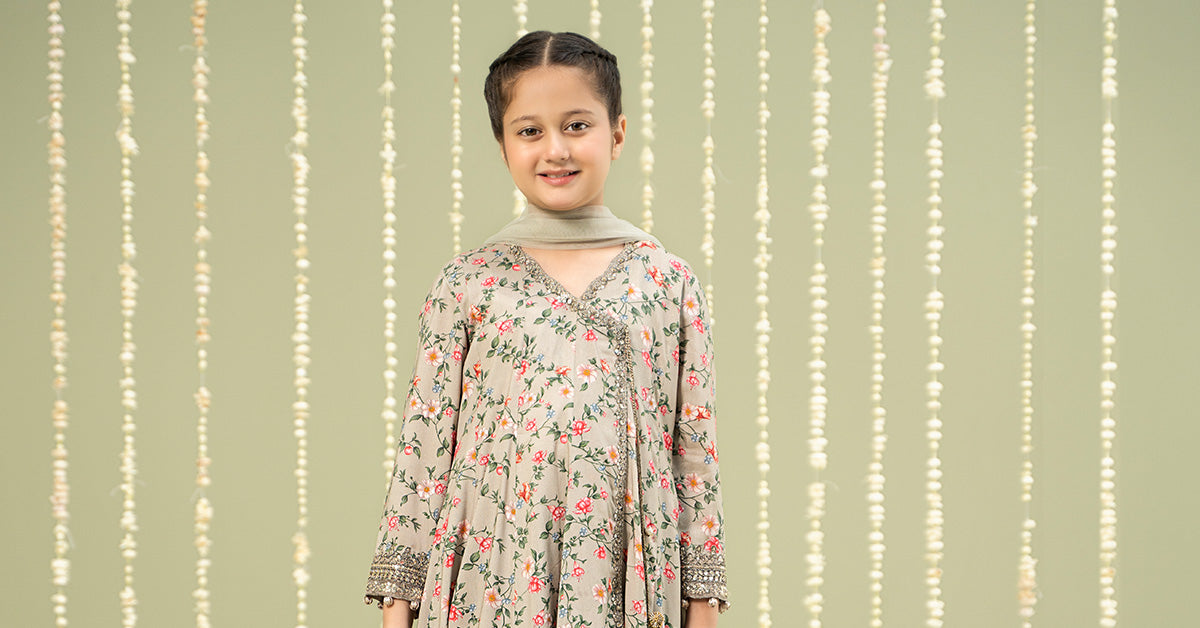 Maria B | 3 Piece Printed Linen Suit | MKD-W24-26 - Libasekhas