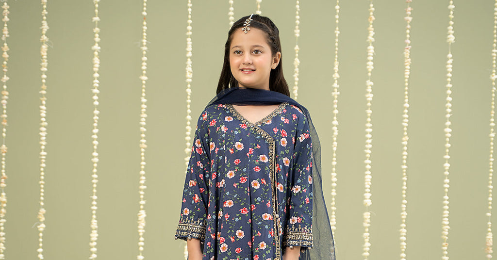 Maria B | 3 Piece Printed Linen Suit | MKD-W24-26 - Libasekhas