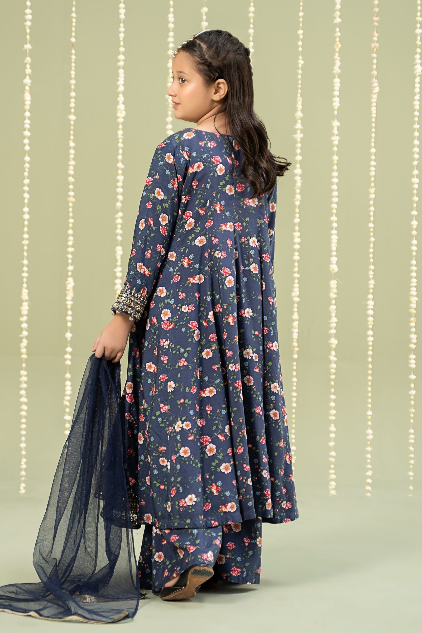Maria B | 3 Piece Printed Linen Suit | MKD-W24-26 - Libasekhas