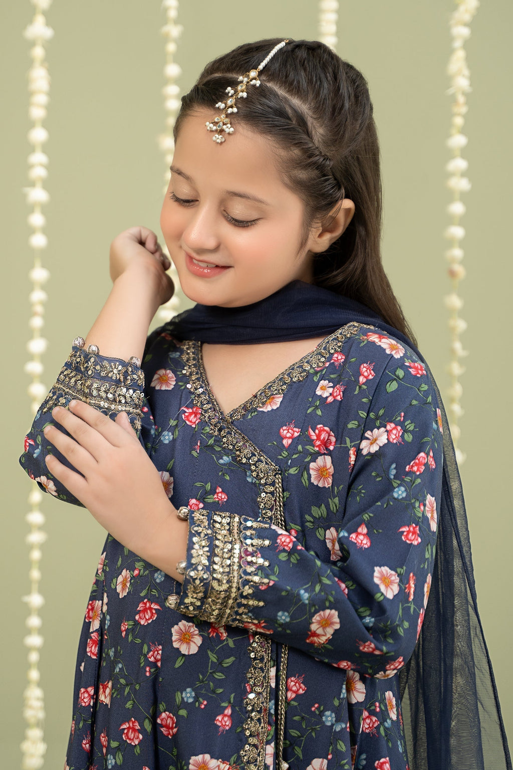 Maria B | 3 Piece Printed Linen Suit | MKD-W24-26 - Libasekhas