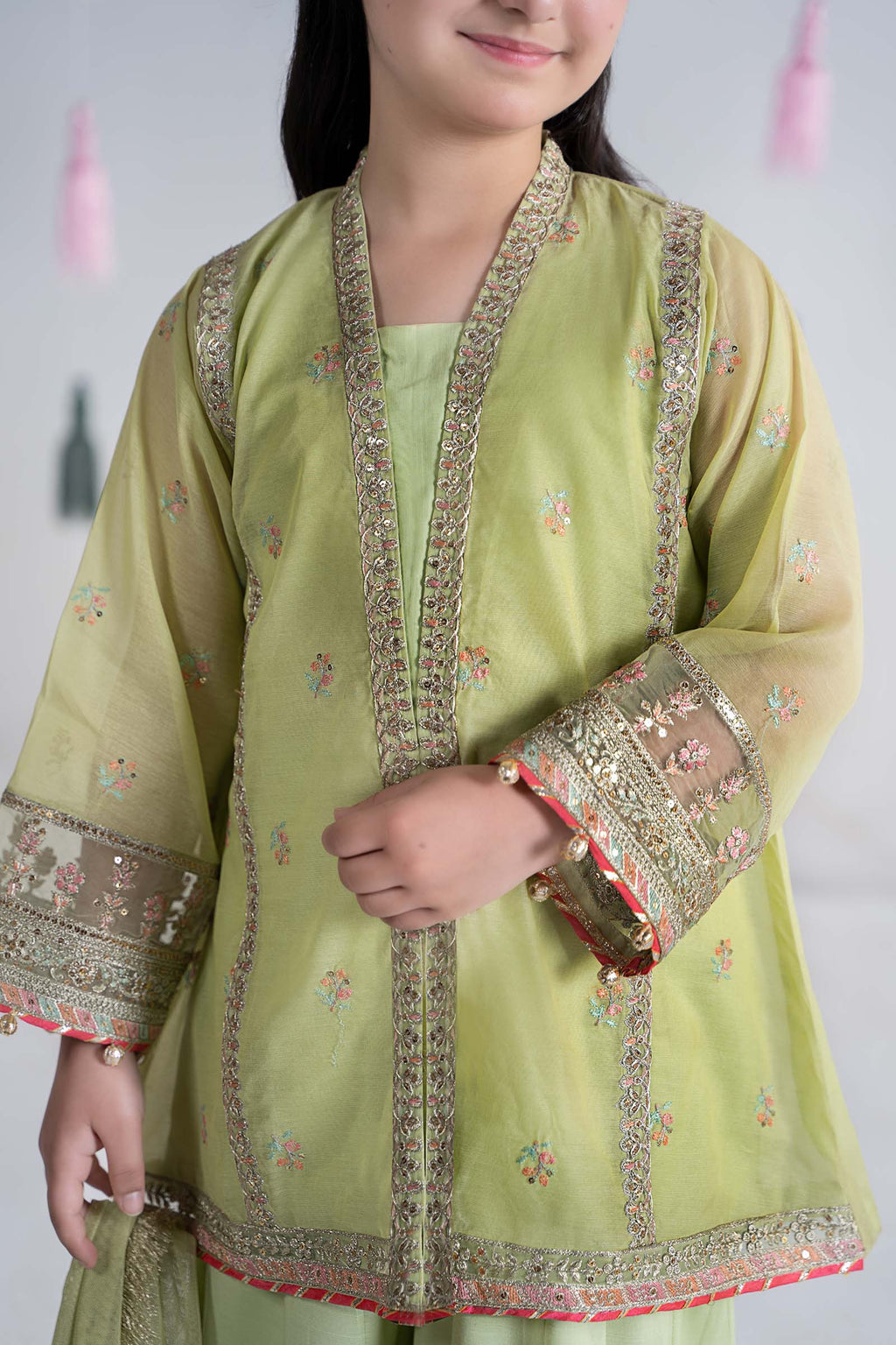 Maria B | 3 Piece Embroidered Paper Cotton Suit | MKS-EA24-04 - Libasekhas