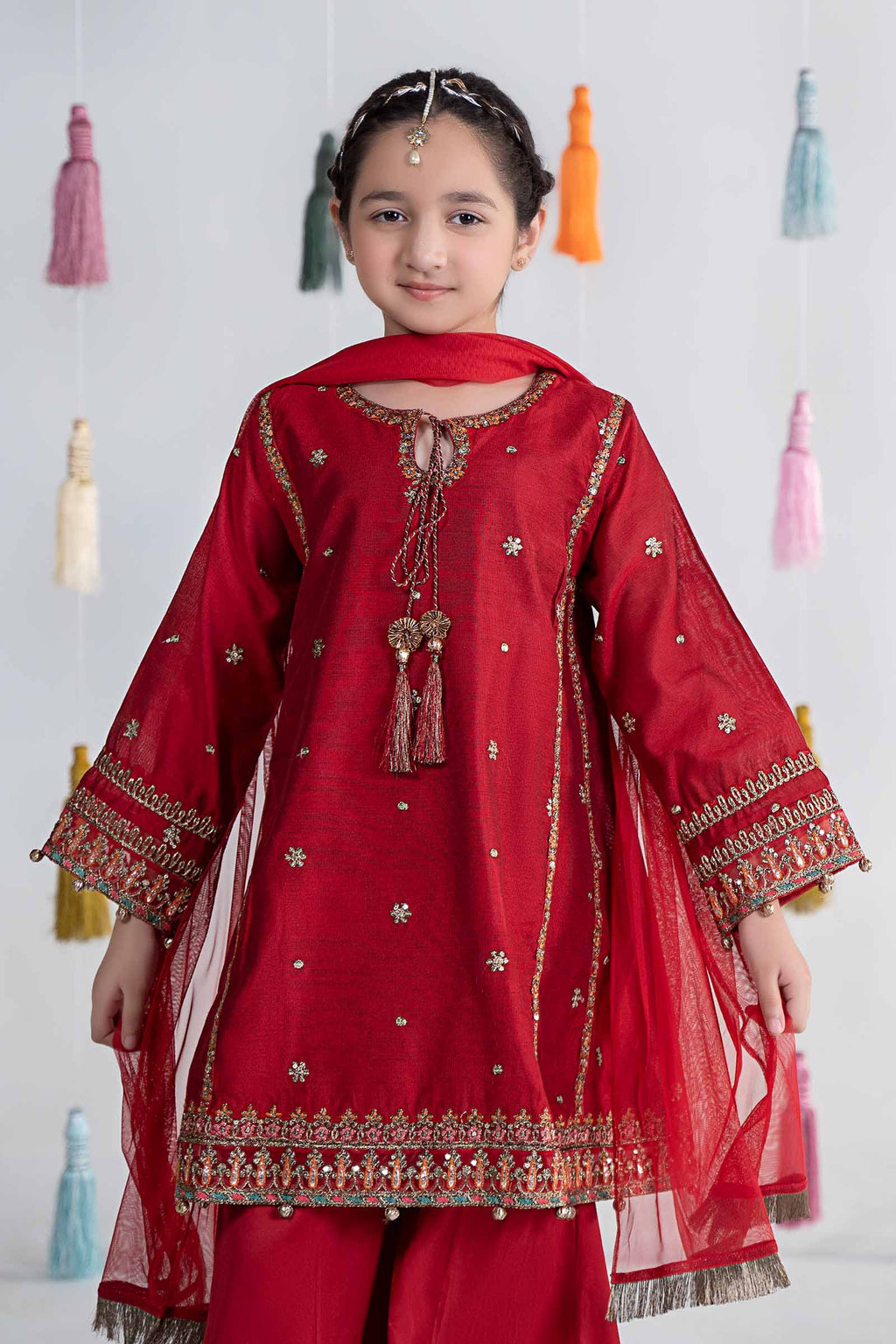 Maria B | 3 Piece Embroidered Yarn Dyed Suit | MKS-EA24-19 - Libasekhas