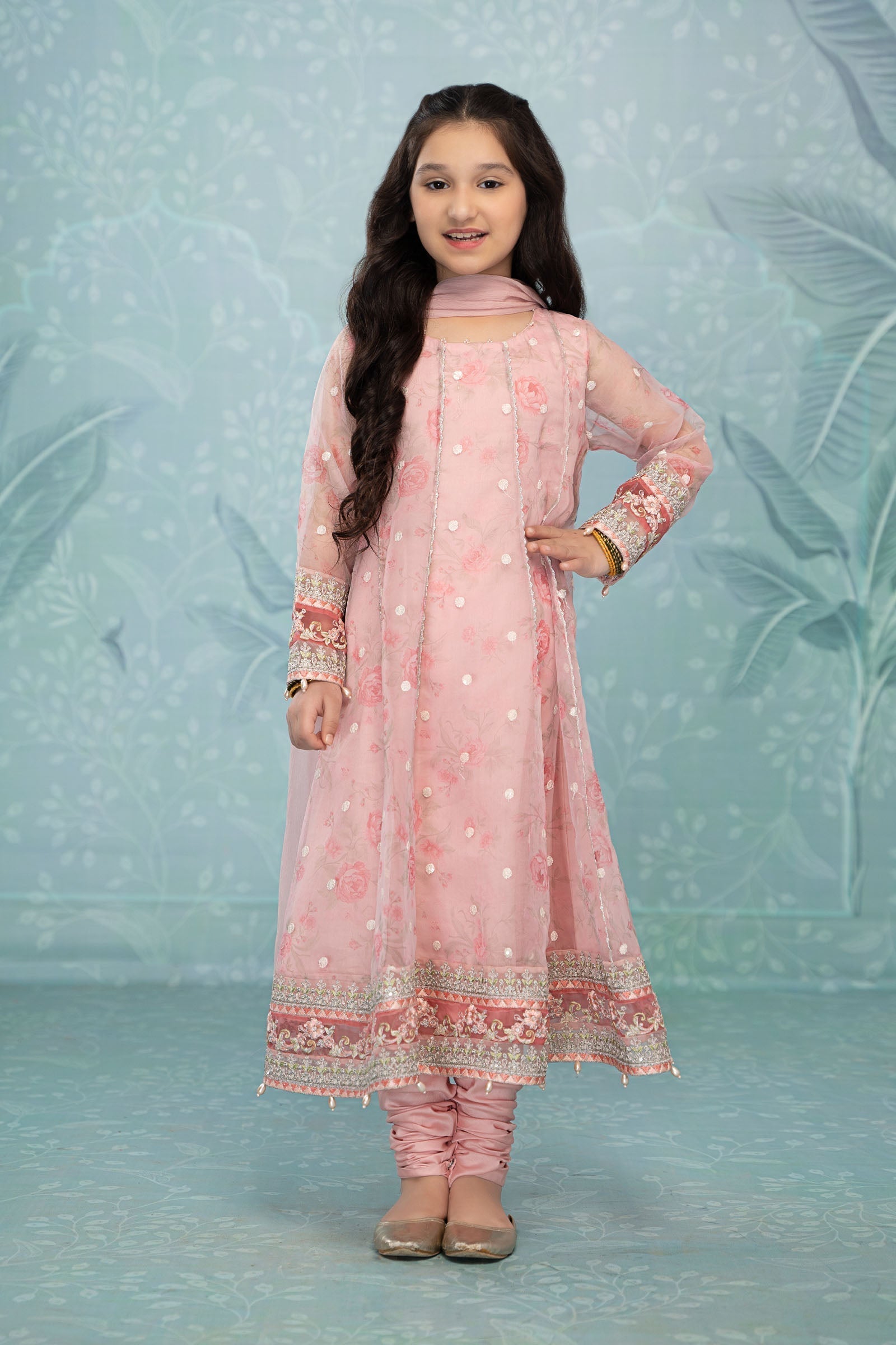 Maria B | 3 Piece Embroidered Lawn | MKS-EF23-03R1 - Libasekhas