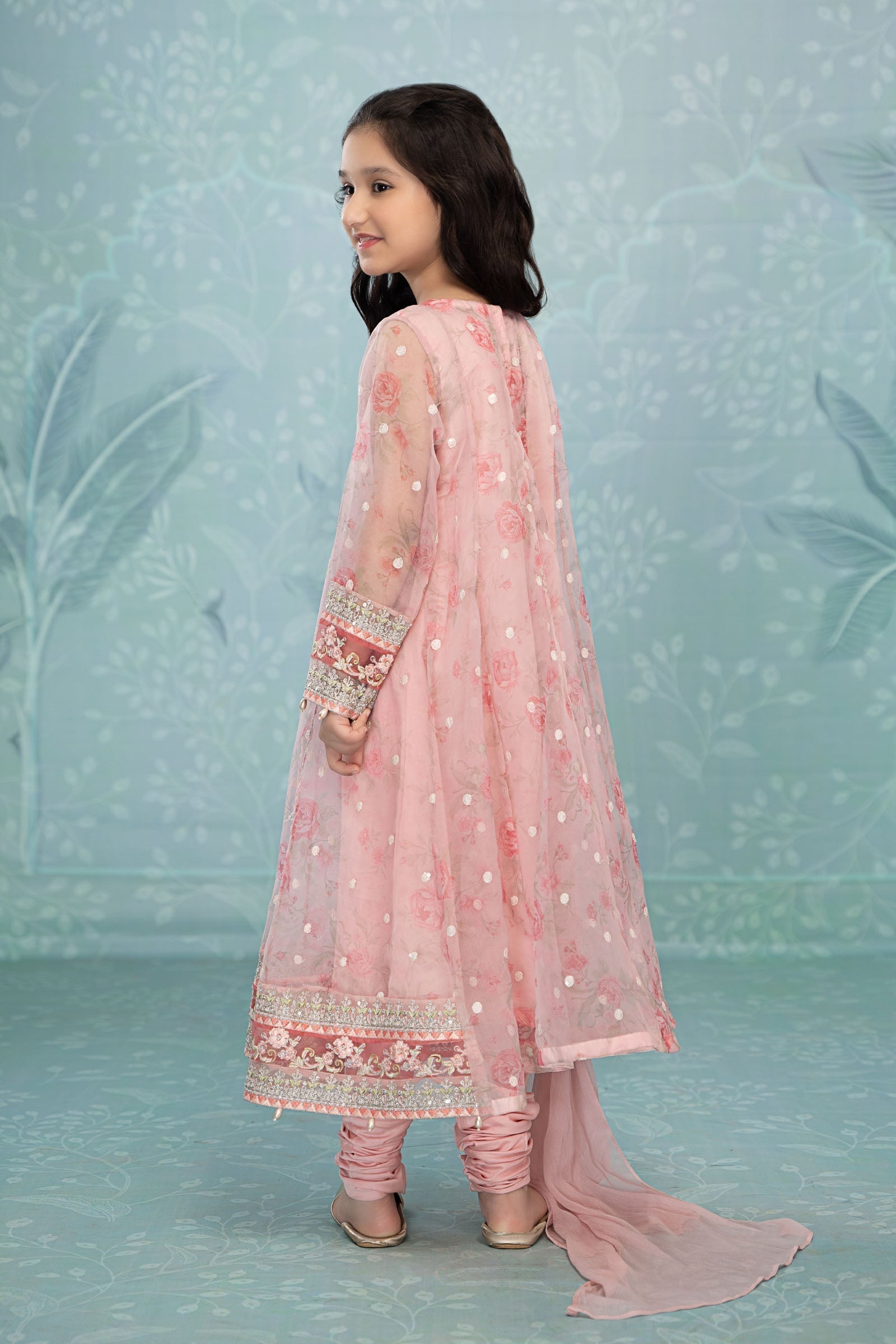 Maria B | 3 Piece Embroidered Lawn | MKS-EF23-03R1 - Libasekhas