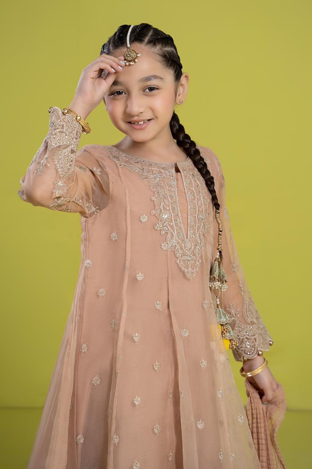Maria B | 3 Piece Embroidered Organza Suit | MKS-EF24-05 - Libasekhas