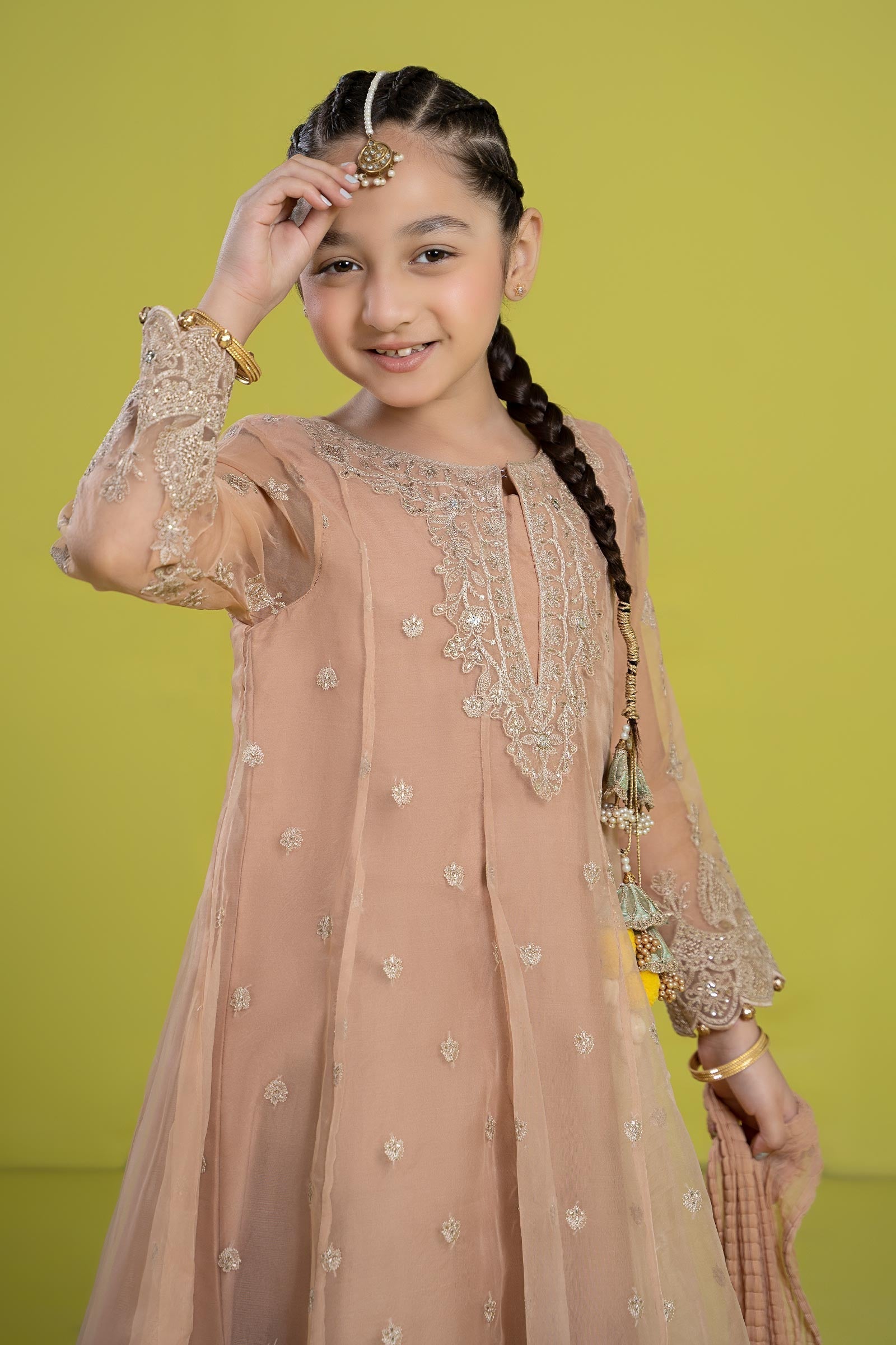 Maria B | 3 Piece Embroidered Organza Suit | MKS-EF24-05 - Libasekhas