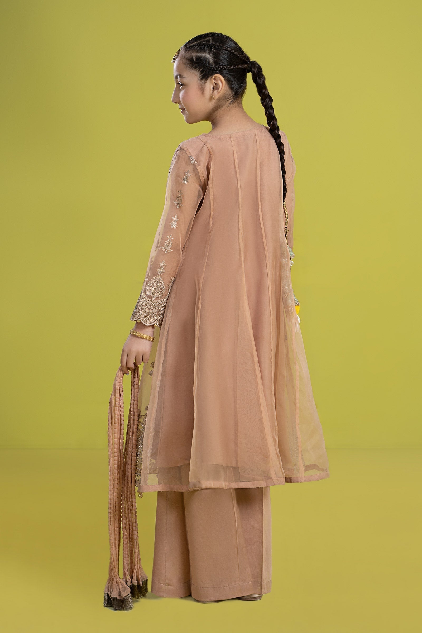 Maria B | 3 Piece Embroidered Organza Suit | MKS-EF24-05 - Libasekhas