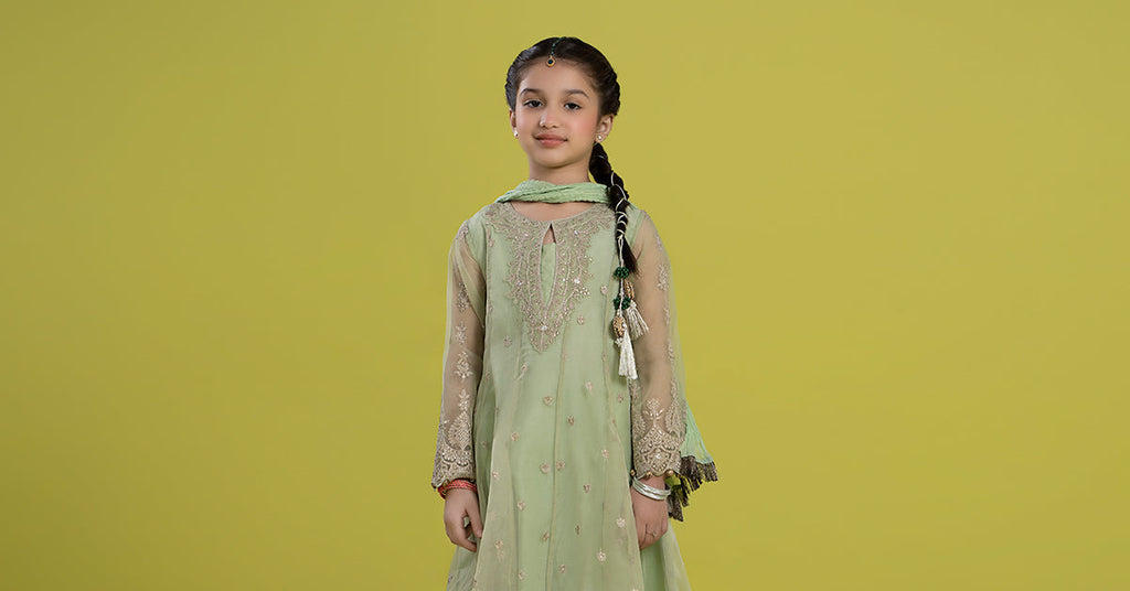 Maria B | 3 Piece Embroidered Organza Suit | MKS-EF24-05 - Libasekhas