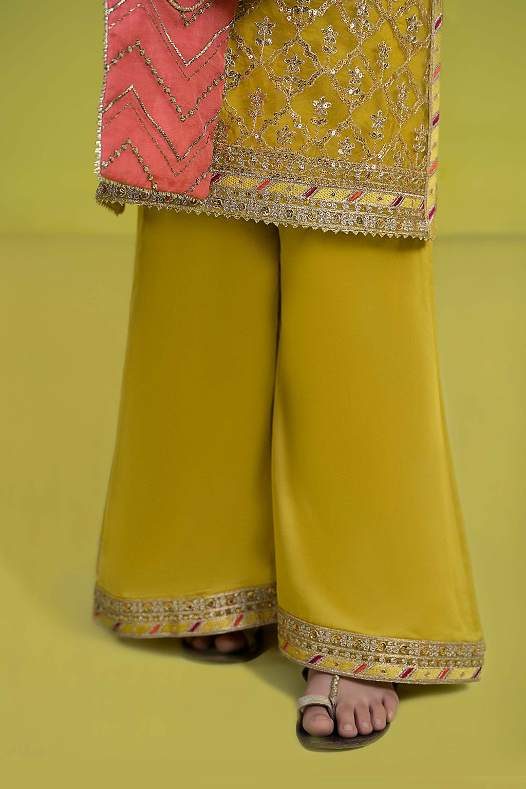 Maria B | 3 Piece Embroidered Organza Suit | MKS-EF24-14 - Libasekhas
