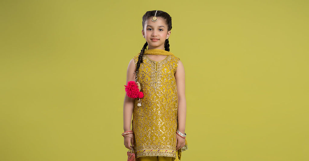 Maria B | 3 Piece Embroidered Organza Suit | MKS-EF24-14 - Libasekhas