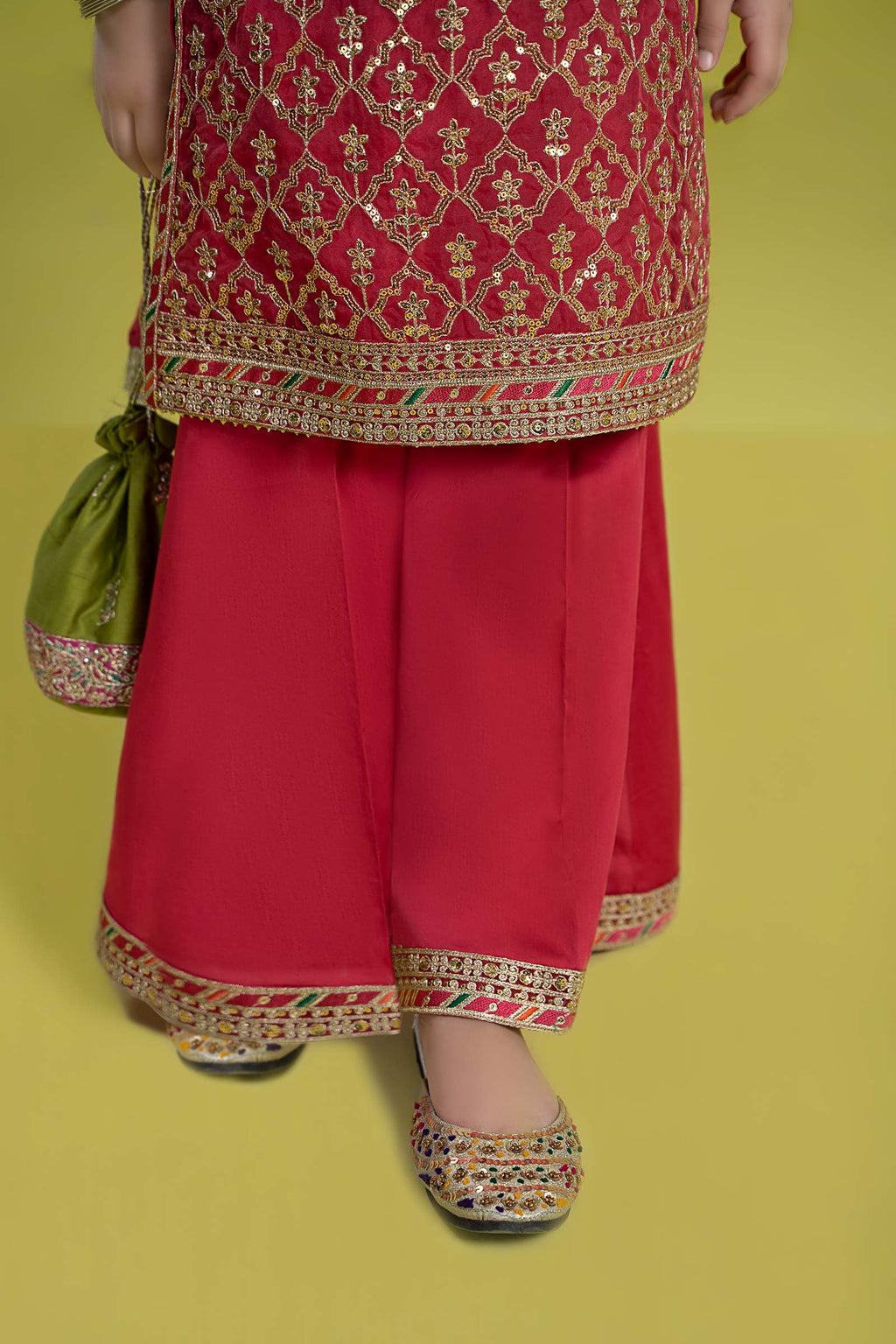 Maria B | 3 Piece Embroidered Organza Suit | MKS-EF24-14 - Libasekhas