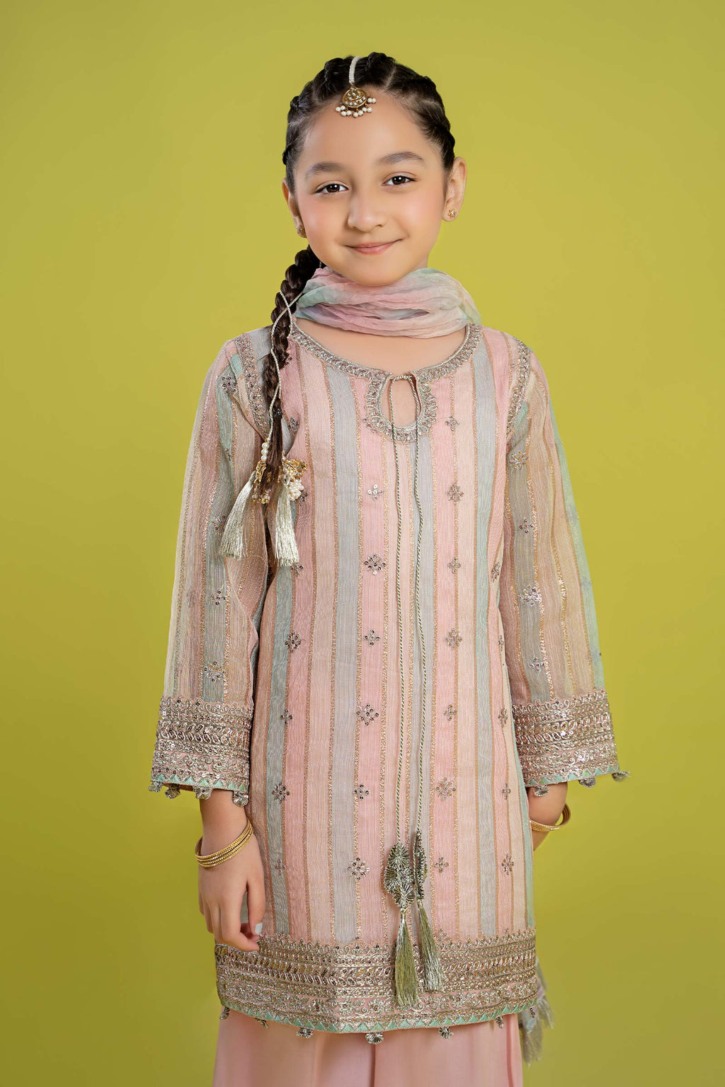 Maria B | 3 Piece Embroidered Yarn Dyed Suit | MKS-EF24-32 - Libasekhas