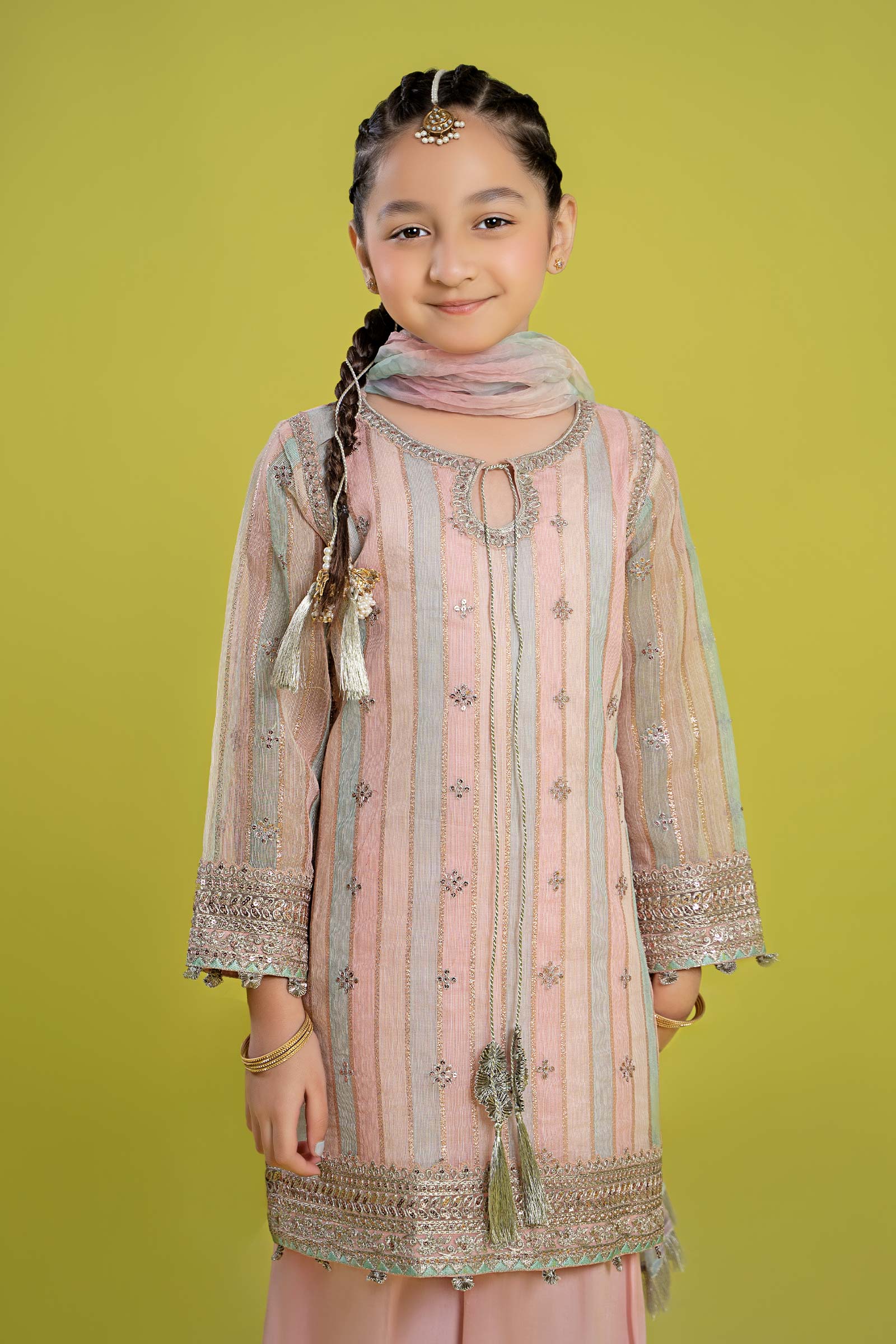 Maria B | 3 Piece Embroidered Yarn Dyed Suit | MKS-EF24-32 - Libasekhas